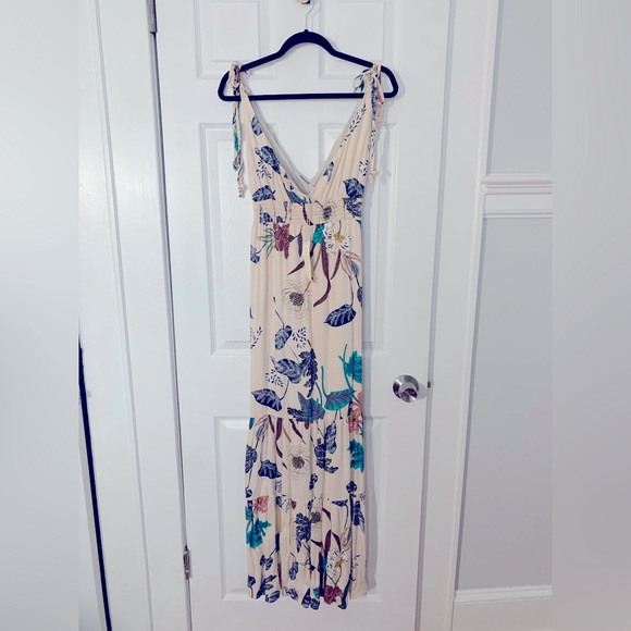 NWT Lovestitch Off White Floral Maxi Dress Sizes S - Picture 6 of 7
